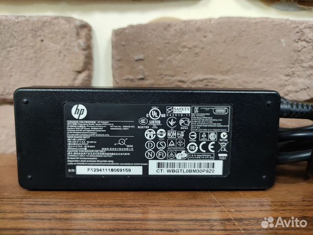 Зарядка для ноутбука HP 19V 4.74A (90W)