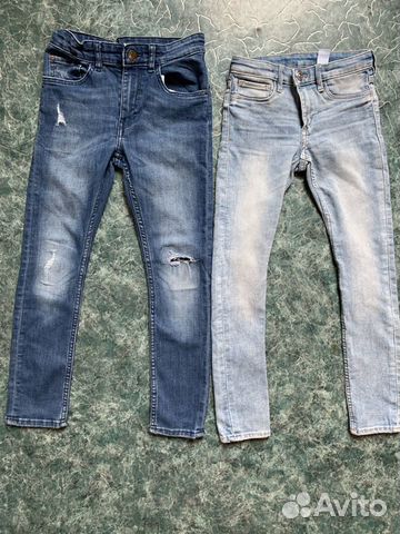 Платья, футболки, джинсы, свитер H&M 115/122/128
