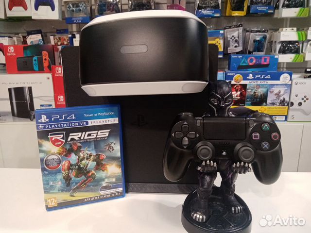 Sony PS4 Slim + VR v1 + Rigs (Гарантия, Обмен)