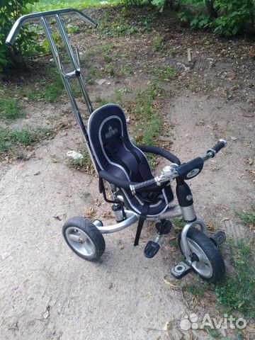 Детский велосипед с ручкой smart trike