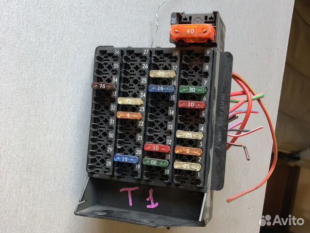 Блок предохранителей mercedes v-class w638