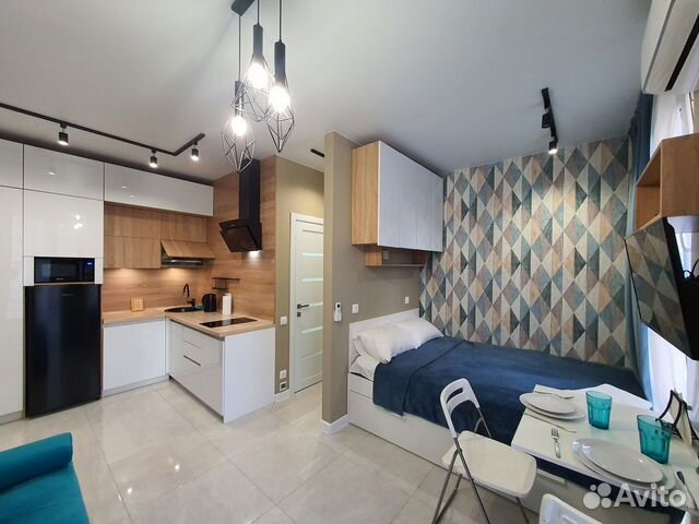 

Квартира-студия, 25 м², 2 кровати