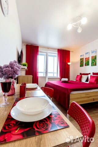 

Квартира-студия, 24 м², 2 кровати