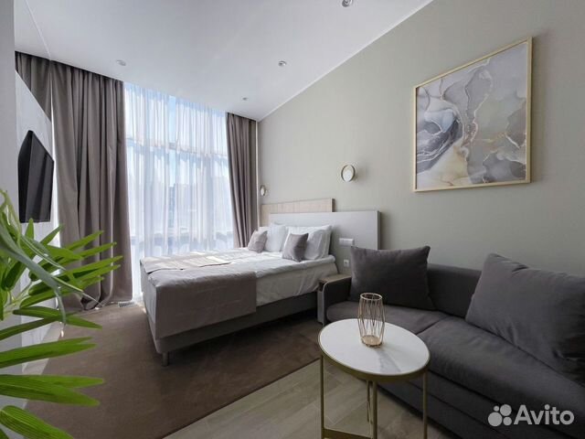 

Квартира-студия, 33 м², 2 кровати