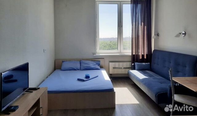 

Квартира-студия, 23 м², 2 кровати