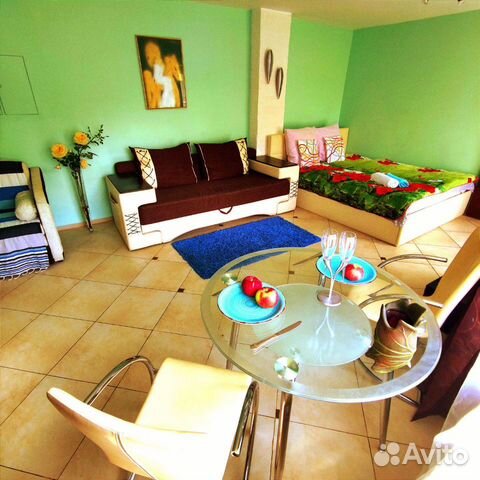 

Квартира-студия, 45 м², 3 кровати