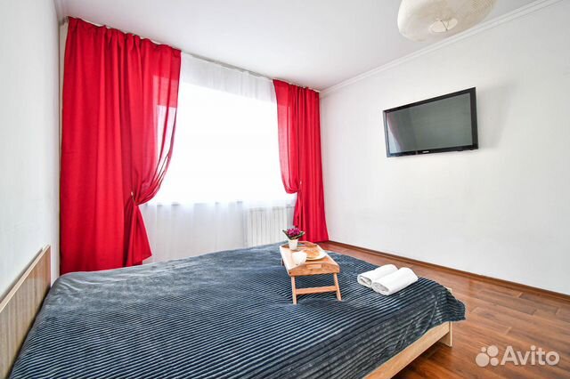

1-к. квартира, 42 м², 2 кровати