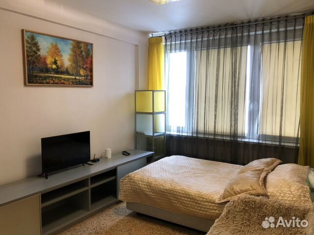 

1-к. квартира, 45 м², 2 кровати