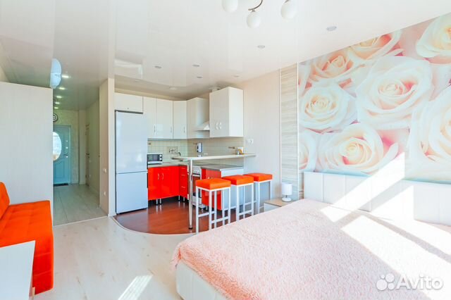 

Квартира-студия, 37 м², 2 кровати