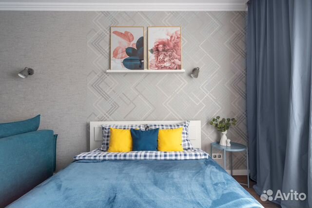 

1-к. квартира, 37 м², 2 кровати