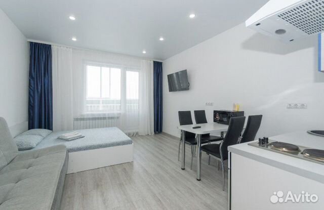 

Квартира-студия, 30 м², 2 кровати
