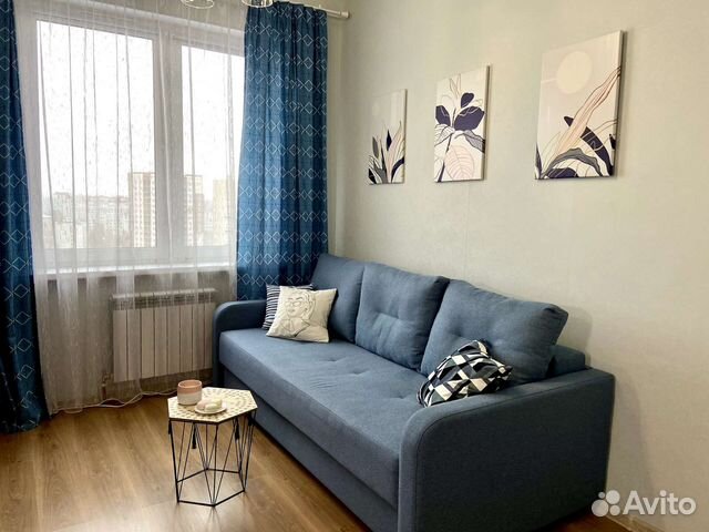 

Квартира-студия, 42 м², 2 кровати