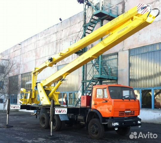 Автовышки 12, 18, 22, 28, 32, 40, 50, 55, 60 м