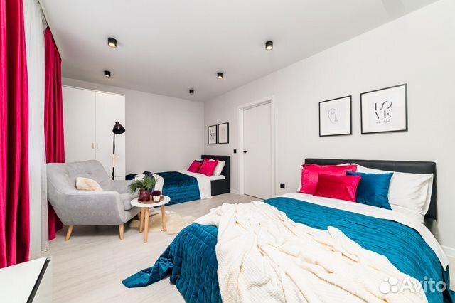 

2-к. квартира, 61 м², 3 кровати