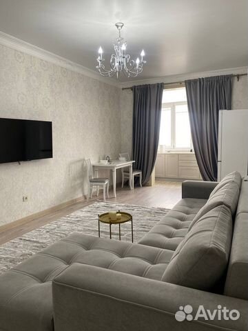 

1-к. квартира, 52 м², 2 кровати