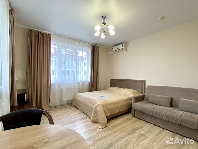 

Квартира-студия, 37 м², 2 кровати