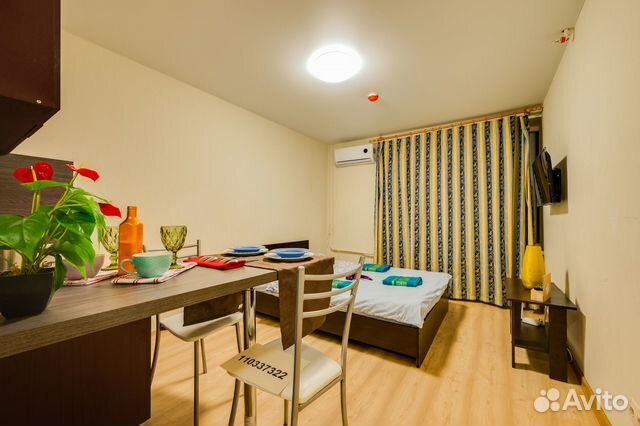 

Квартира-студия, 23 м², 1 кровать