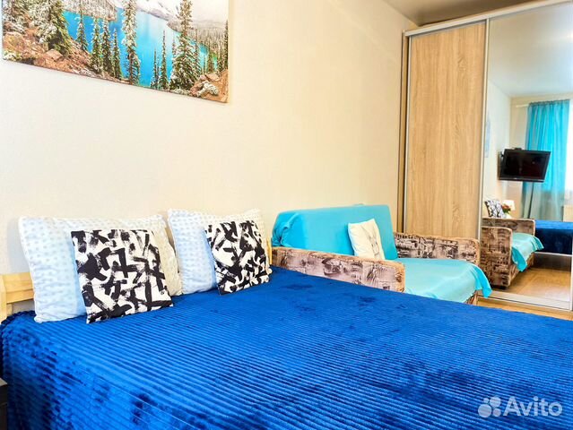 

Квартира-студия, 37 м², 2 кровати