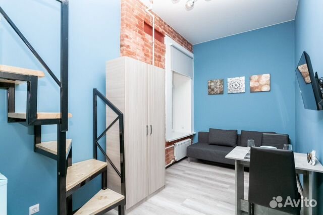 

Квартира-студия, 23 м², 2 кровати