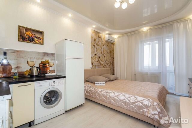 

Квартира-студия, 25 м², 1 кровать