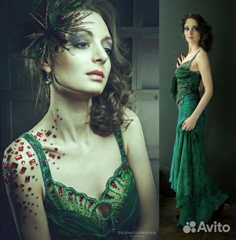 Сказочное зелёное платье Сказочное зелёное платье