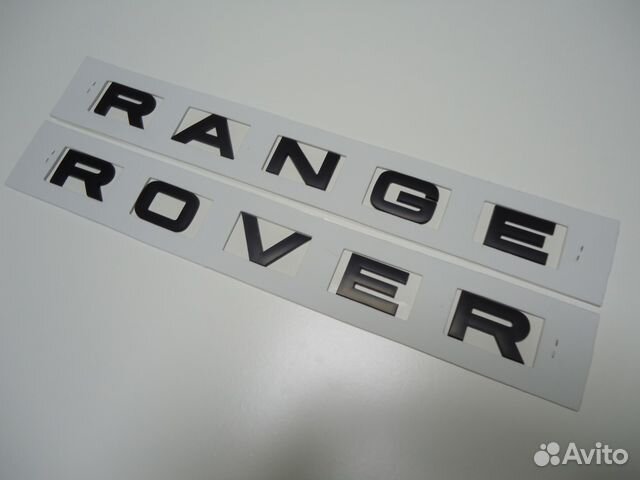 черные буквы range rover evoque