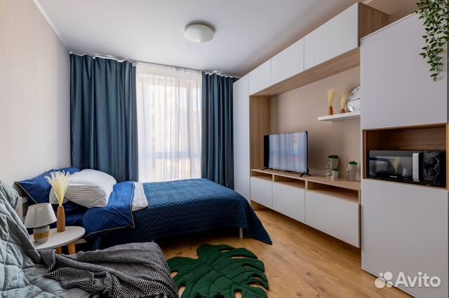 

Квартира-студия, 23 м², 2 кровати