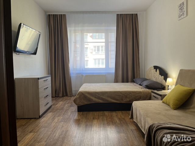 

1-к. квартира, 40 м², 2 кровати