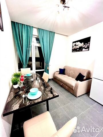 

1-к. квартира, 44 м², 2 кровати