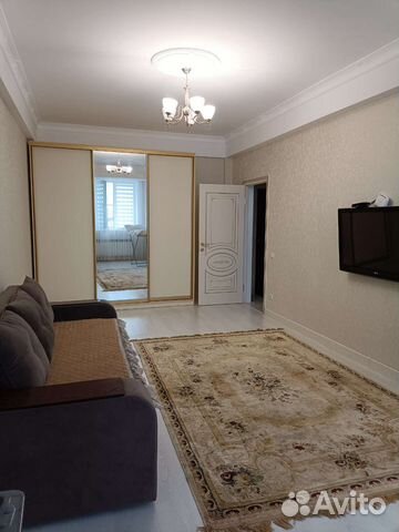 

1-к. квартира, 52 м², 2 кровати
