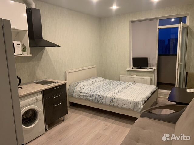 

Квартира-студия, 24 м², 3 кровати