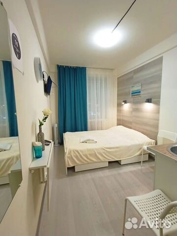 

Квартира-студия, 12 м², 1 кровать