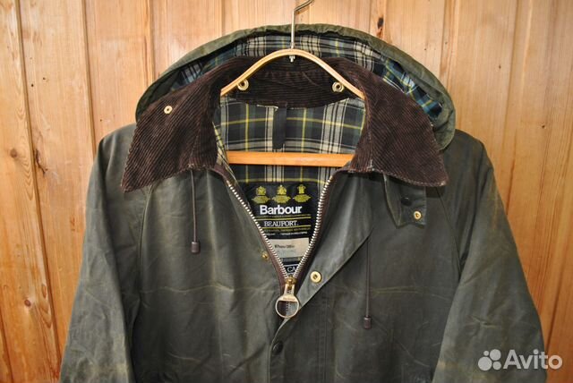 barbour beaufort blau