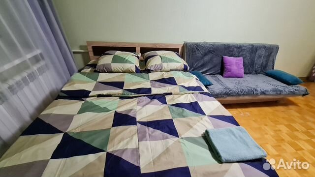 

1-к. квартира, 40 м², 2 кровати