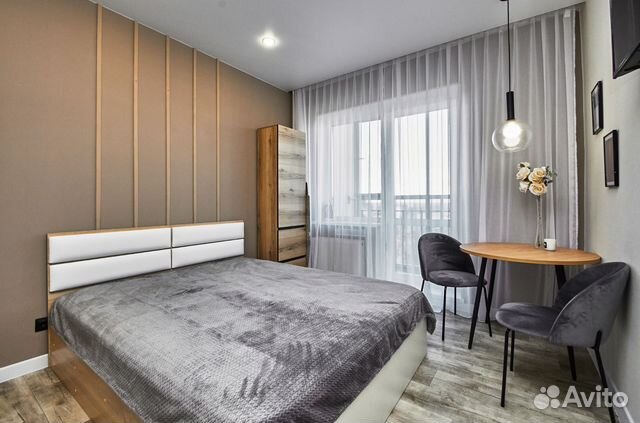 

Квартира-студия, 28 м², 1 кровать