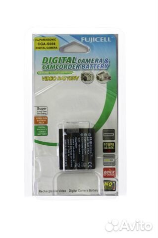 Аккумулятор fujicell panasonic CGA-S008E/DMW-BCE10