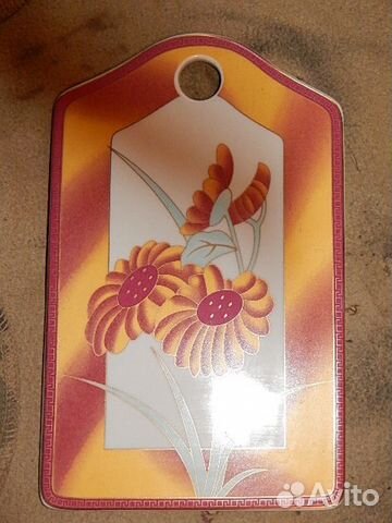 Сырная доска. Фарфор. Новая. 15 на 24 см