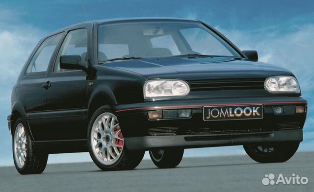 Спойлер переднего бампера Гольф 3 GTI широкий