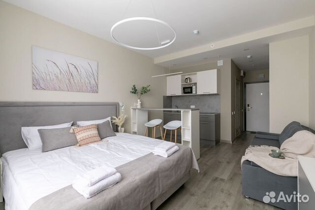 

Квартира-студия, 30 м², 2 кровати