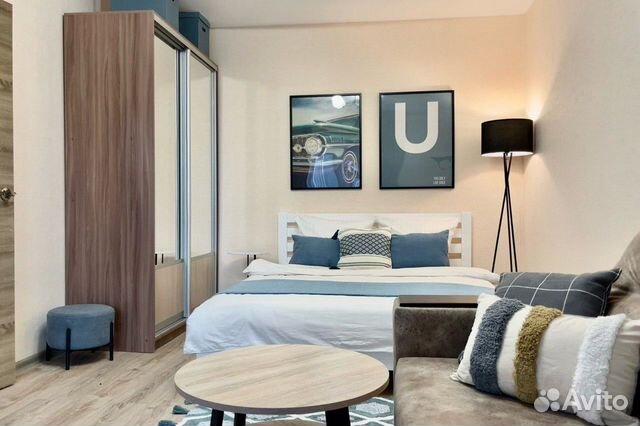 

1-к. квартира, 42 м², 3 кровати