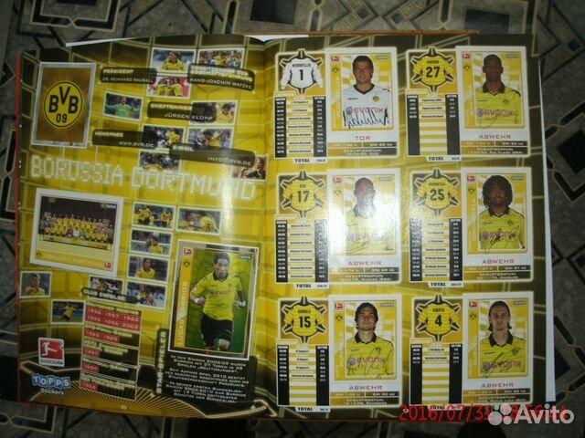 Topps Альбом Бундеслига 2010-2011 (не panini ) Topps Альбом Бундеслига 2010-2011 (не panini )