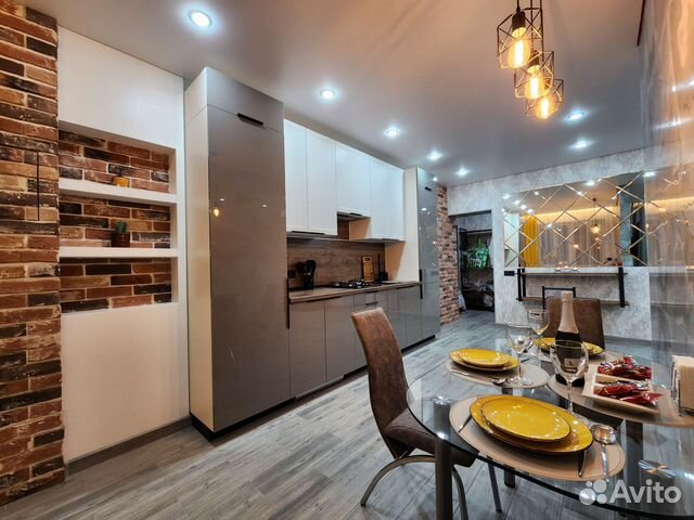 

1-к. квартира, 63 м², 3 кровати