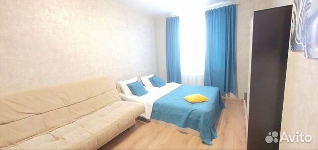

1-к. квартира, 38 м², 2 кровати