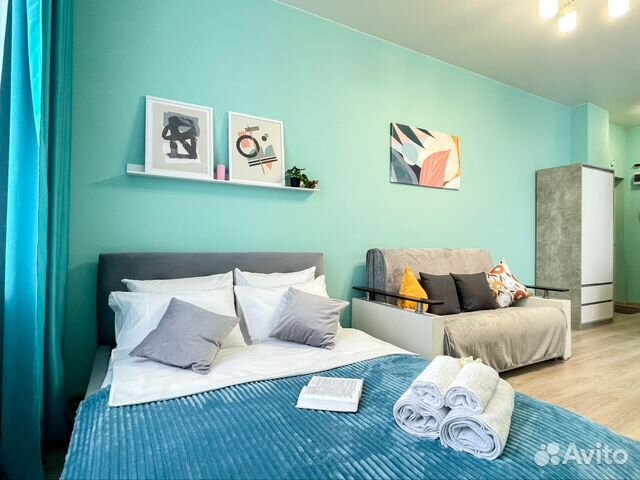 

Квартира-студия, 22 м², 2 кровати