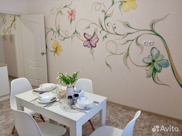 

1-к. квартира, 44,5 м², 2 кровати