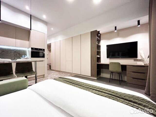 

Квартира-студия, 30 м², 1 кровать