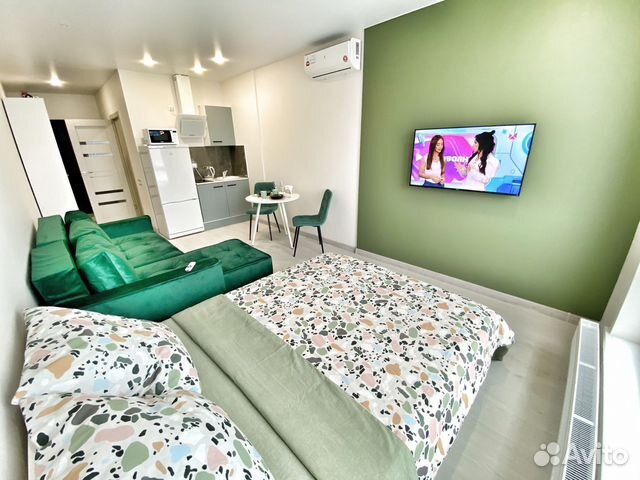 

Квартира-студия, 25 м², 2 кровати