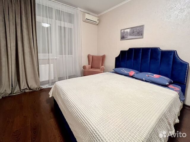 

1-к. квартира, 45 м², 3 кровати