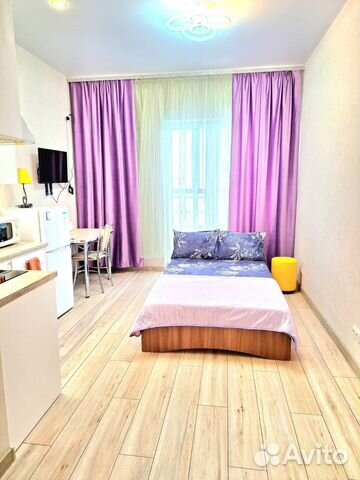 

Квартира-студия, 32 м², 1 кровать