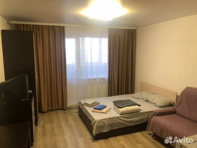 

Квартира-студия, 25 м², 2 кровати